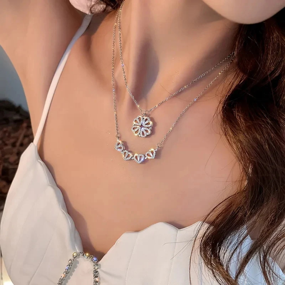 Suerte Eterna - Collar Trébol Imantado