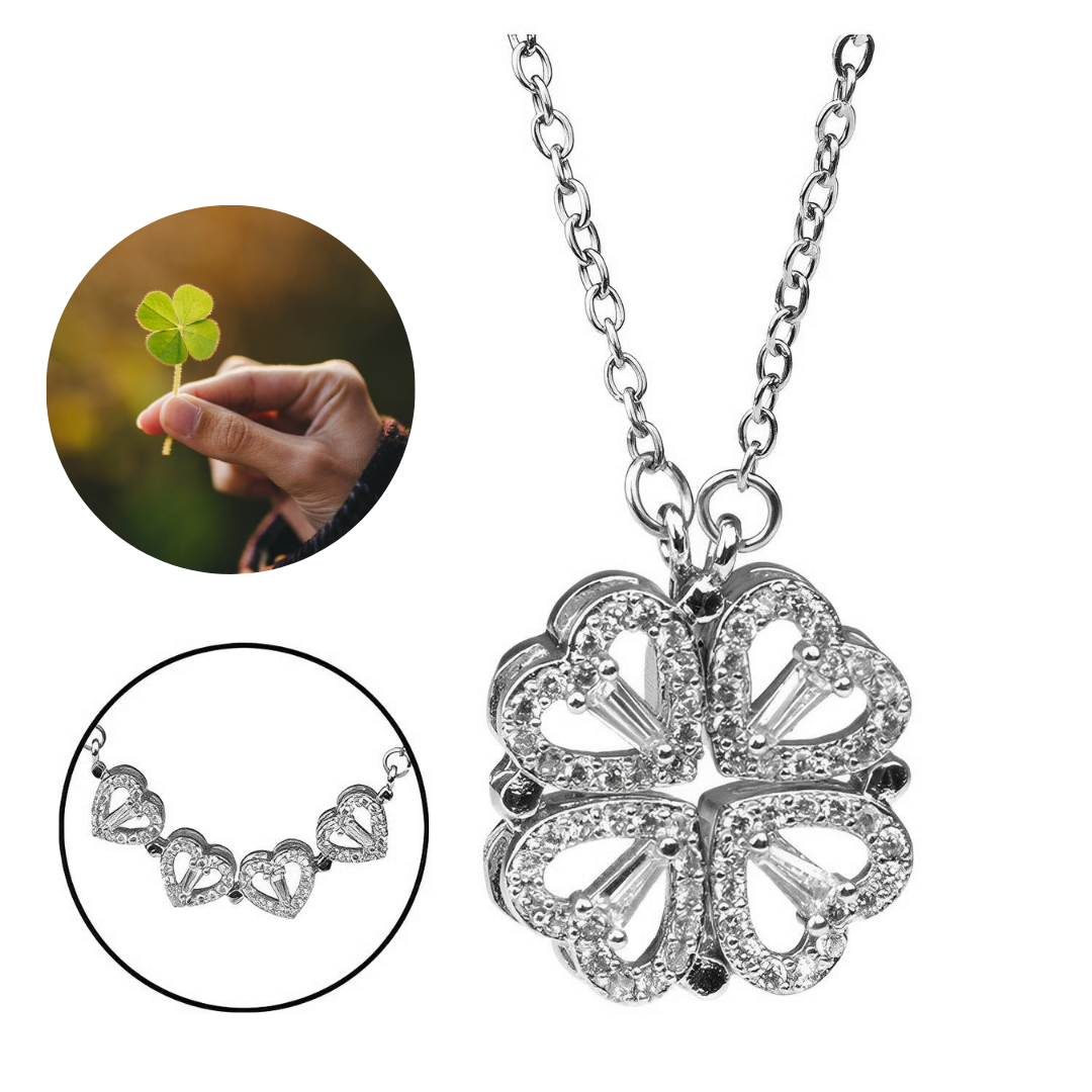 Suerte Eterna - Collar Trébol Imantado