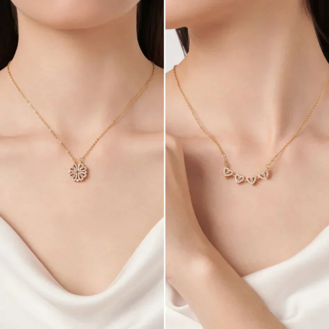Suerte Eterna - Collar Trébol Imantado