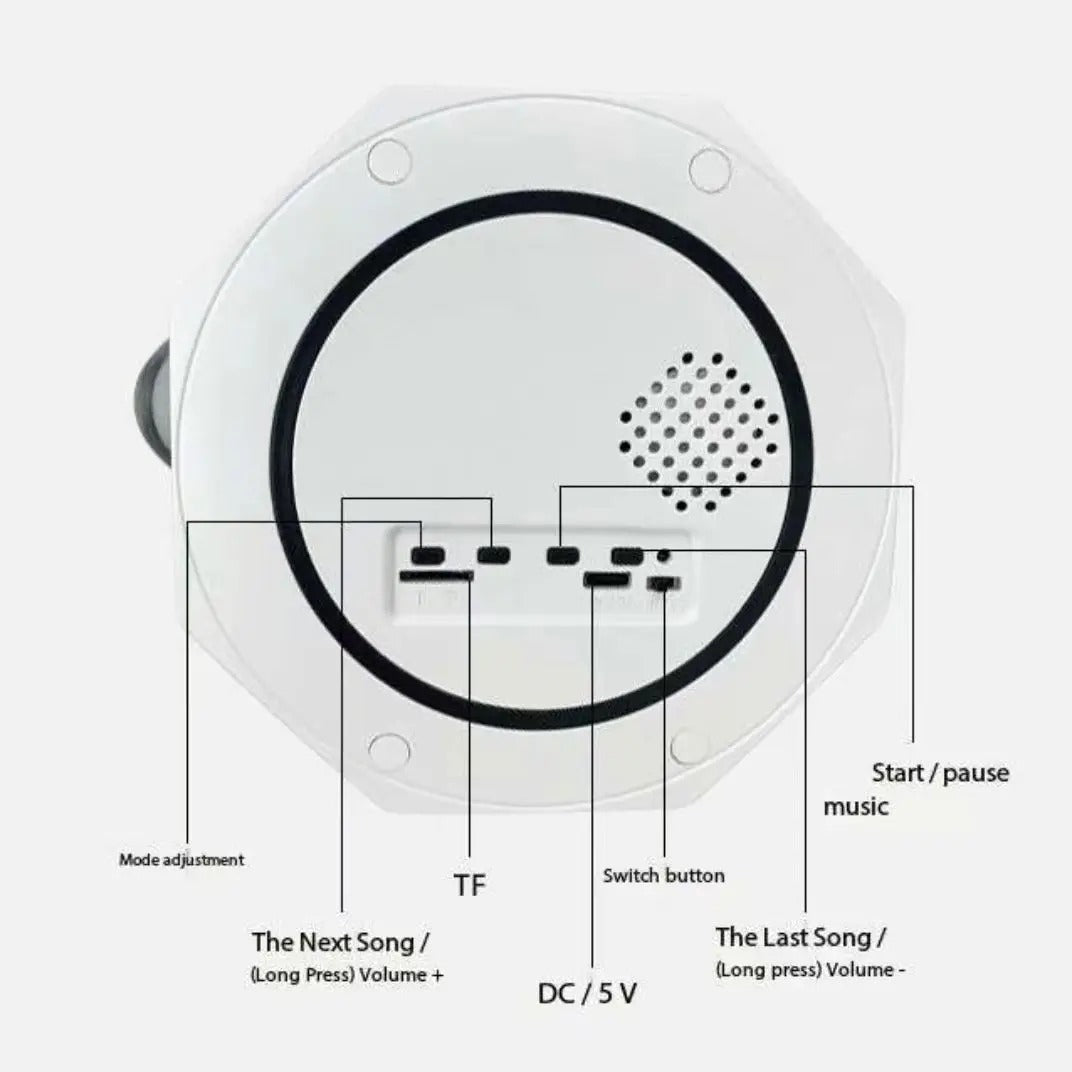 Proyector de Luces Octogonal