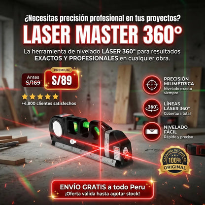 LaserMaster 360° - Precisión, rapidez, control