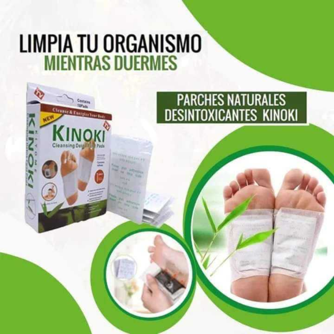 Parches KINOKI - 5 Cajas (contiene 10 parches c/u)