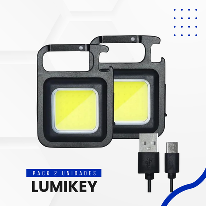 LumiKey™ - Pack de 2 Mini Linterna LED Recargable Tipo Llavero