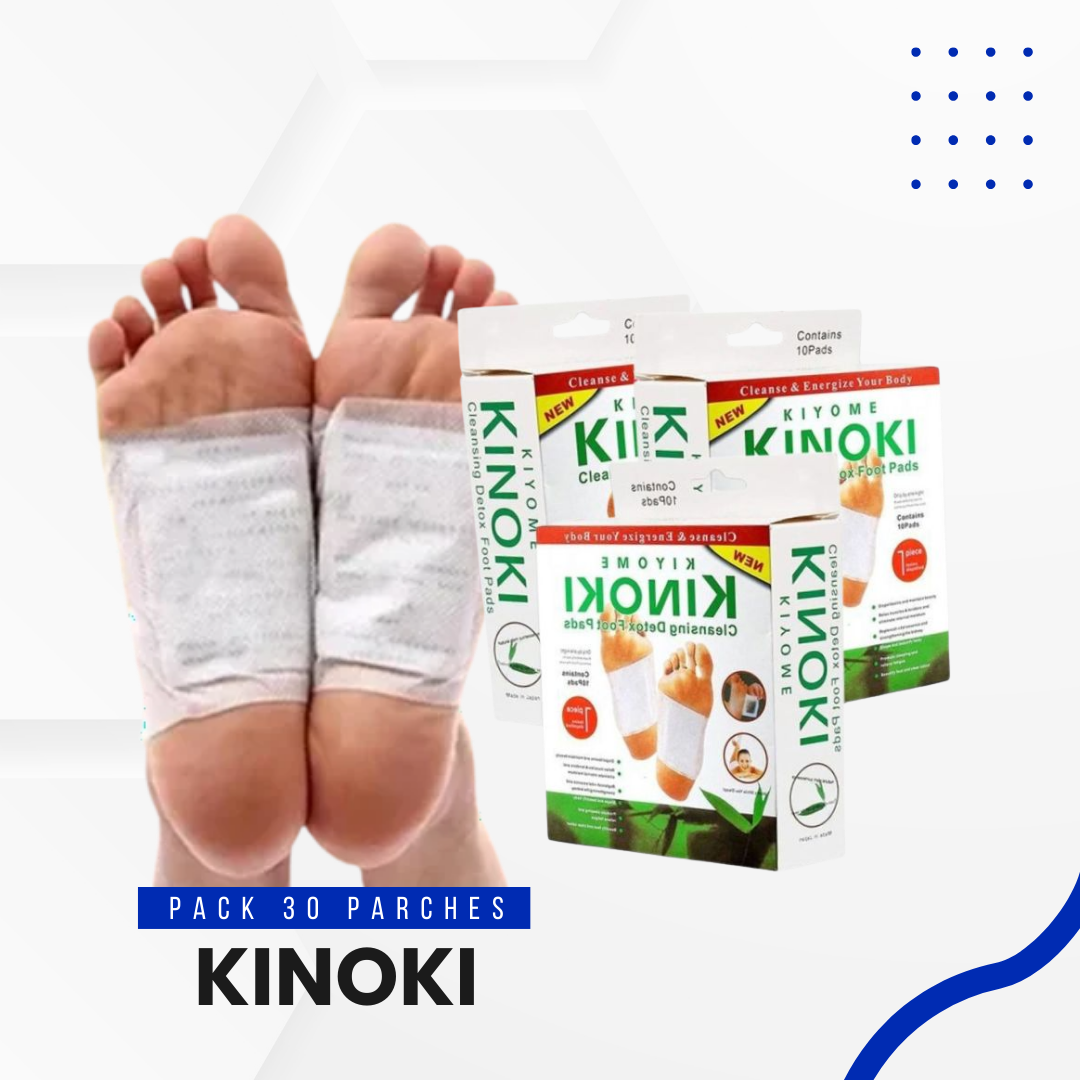 30 Parches Kinoki™ - Alivio Natural para desintoxicar tu cuerpo