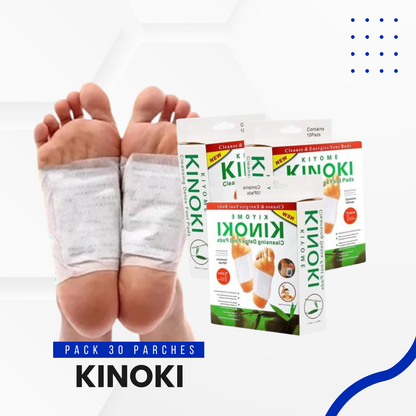 30 Parches Kinoki™ - Alivio Natural para desintoxicar tu cuerpo