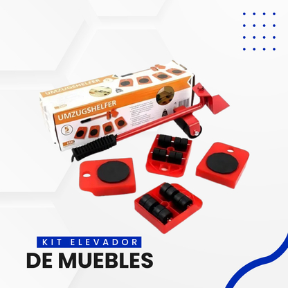 ElevaPro - Kit Elevador de Muebles (Juego de 5 Piezas)