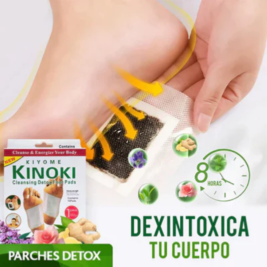 Parches KINOKI - 5 Cajas (contiene 10 parches c/u)