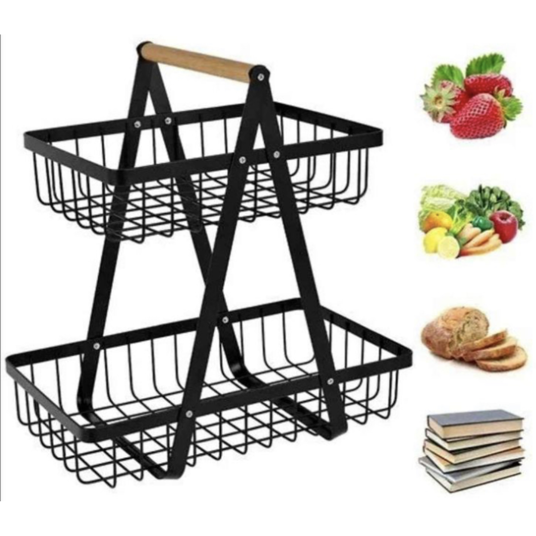 Organizador frutero 2 niveles